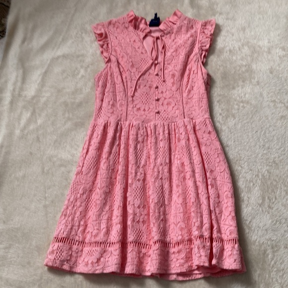 Disney Beauty and the Best junior’s Ruffle Mockneck lace Dress Size:M - Picture 10 of 11